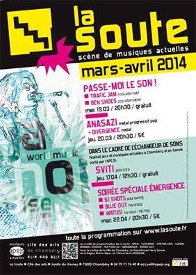 anasazi en concert à La Soute demain soir