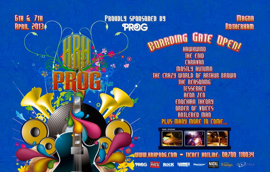 HRH Prog festival les 6 et 7 avril 2013