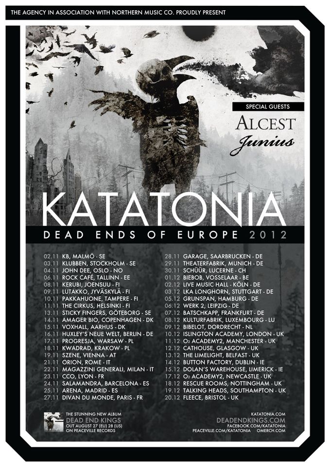 Tournée européenne de Katatonia