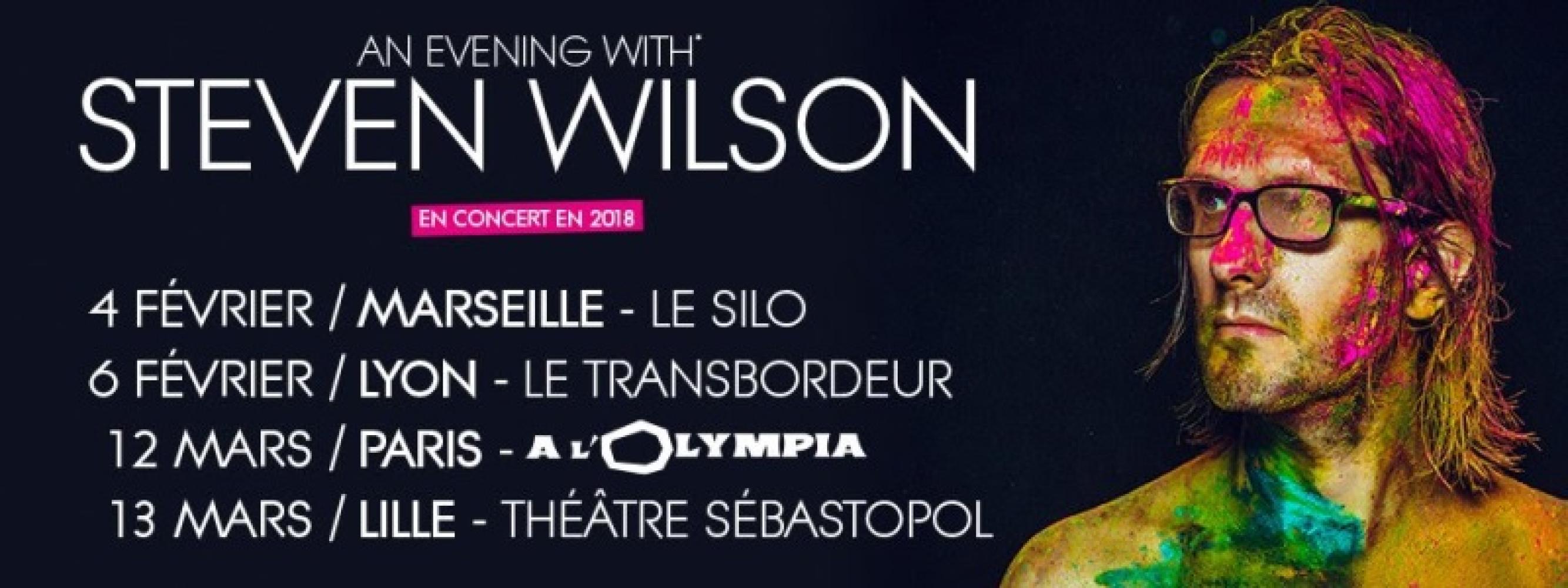 Steven Wilson - 4 février 2018  Le Silo Marseille (13) 